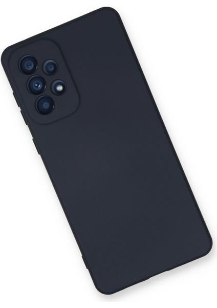 Samsung Galaxy A53 5g Kılıf Nano Içi Kadife Silikon - Lacivert modelleri