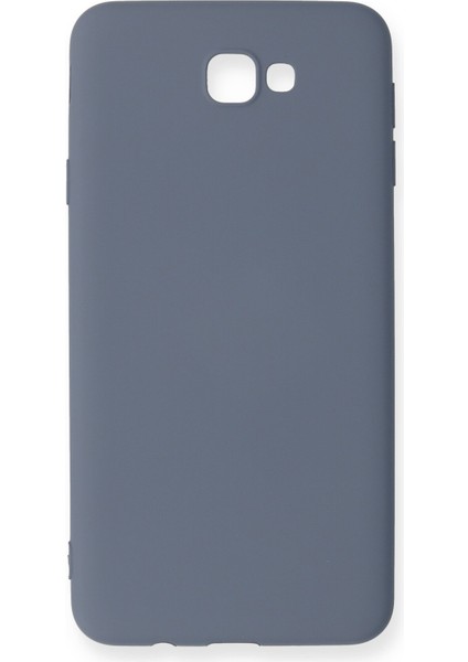 Samsung Galaxy J7 Prime Kılıf Nano Içi Kadife Silikon - Gri