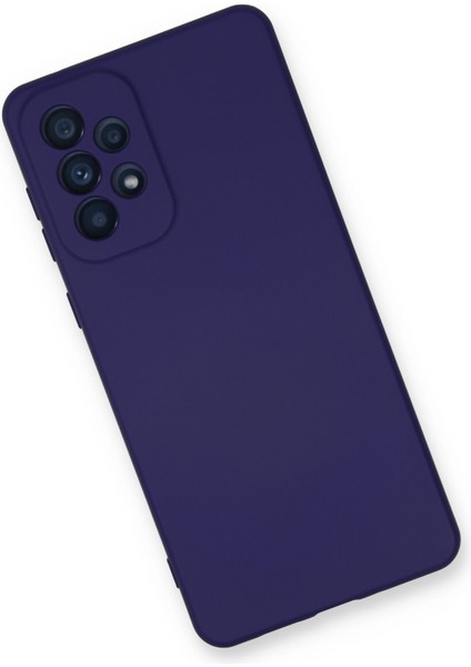 Samsung Galaxy A53 5g Kılıf Nano Içi Kadife Silikon - Mor modelleri
