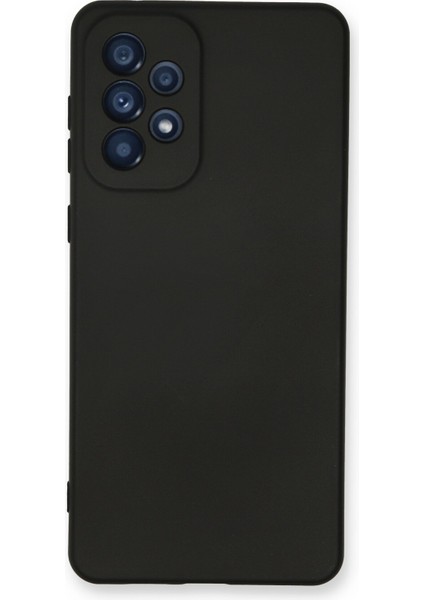 Samsung Galaxy A73 5g Kılıf Nano Içi Kadife Silikon - Siyah