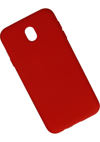 Samsung Galaxy J7 Pro / J730 Kılıf Nano Içi Kadife Silikon - Kırmızı fiyatları