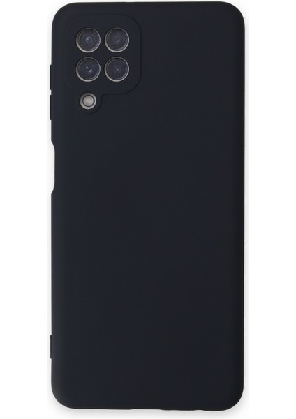Samsung Galaxy M22 Kılıf Nano Içi Kadife Silikon - Lacivert