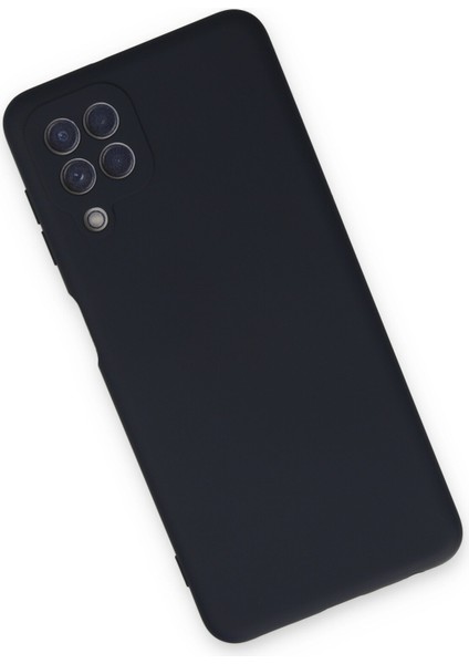 Samsung Galaxy M22 Kılıf Nano Içi Kadife Silikon - Lacivert