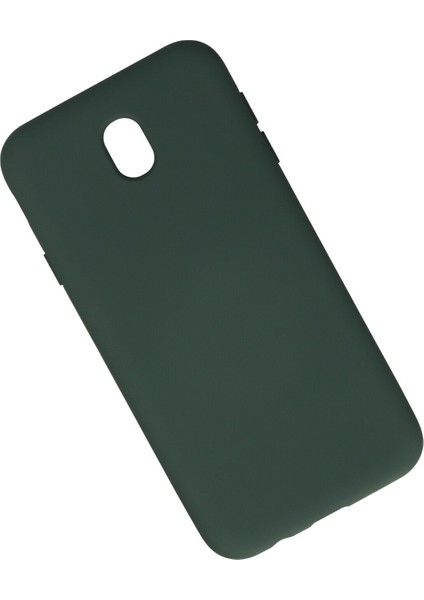 Samsung Galaxy J7 Pro / J730 Kılıf Nano Içi Kadife Silikon - Koyu Yeşil fiyatları