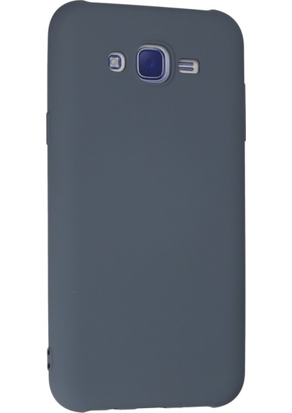 Samsung Galaxy J7 Kılıf Nano Içi Kadife Silikon - Gri modelleri