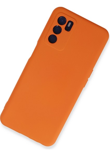 Oppo A16 Kılıf Nano Içi Kadife Silikon - Turuncu fiyatları