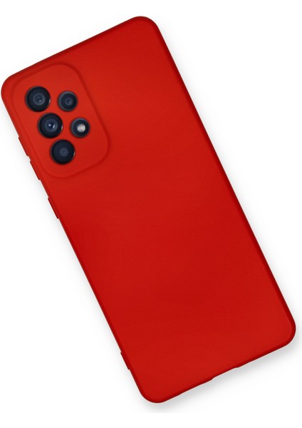 Samsung Galaxy A73 5g Kılıf Nano Içi Kadife Silikon - Kırmızı modelleri