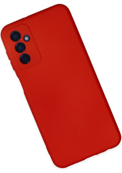 Samsung Galaxy M23 Kılıf Nano Içi Kadife Silikon - Kırmızı fiyatları