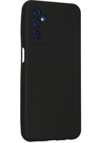 Samsung Galaxy M23 Kılıf Nano Içi Kadife Silikon - Siyah modelleri