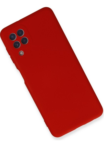 Samsung Galaxy M32 Kılıf Nano Içi Kadife Silikon - Kırmızı fiyatları