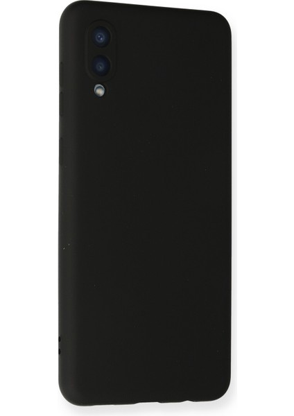 Samsung Galaxy A02 Kılıf Nano Içi Kadife Silikon - Siyah