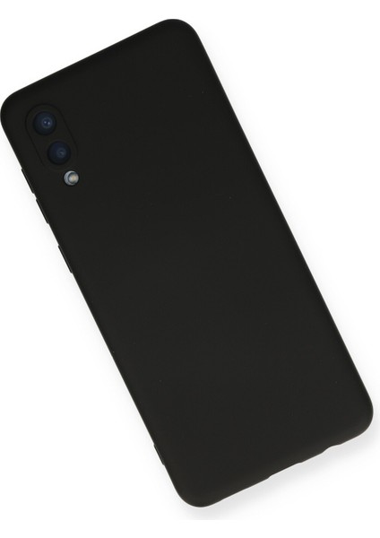 Samsung Galaxy A02 Kılıf Nano Içi Kadife Silikon - Siyah