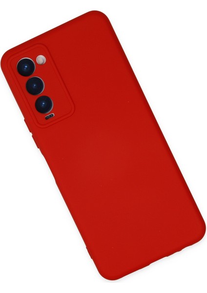 Tecno Camon 18P Kılıf Nano Içi Kadife Silikon - Kırmızı