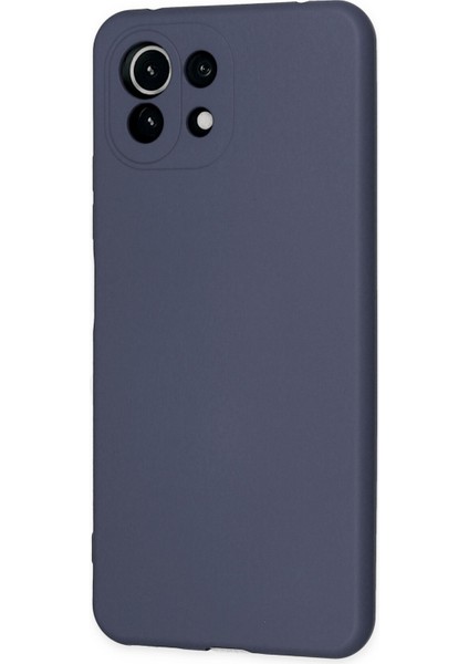 Xiaomi Mi 11 Lite Kılıf Nano Içi Kadife Silikon - Gri modelleri