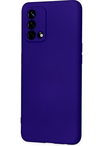 Oppo A74 4g Kılıf Nano Içi Kadife Silikon - Mor modelleri