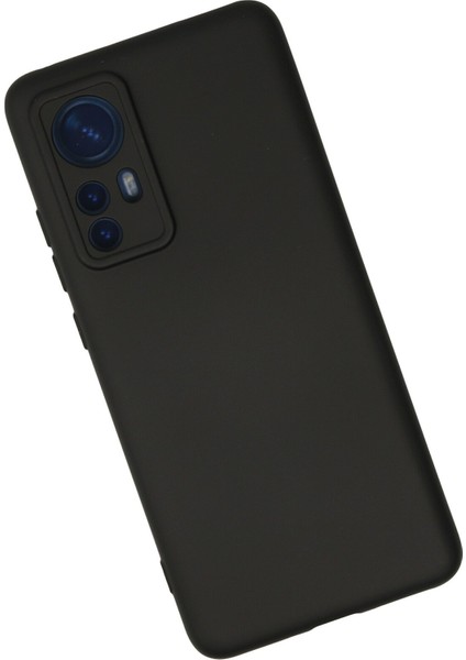 Xiaomi Mi 12X Kılıf Nano Içi Kadife Silikon - Siyah fiyatları