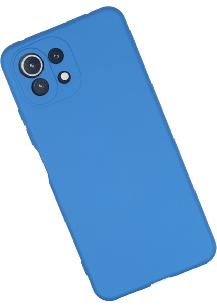 Xiaomi Mi 11 Lite Kılıf Nano Içi Kadife Silikon - Mavi fiyatları