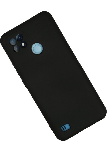 Realme C21 Kılıf Nano Içi Kadife Silikon - Siyah fiyatları