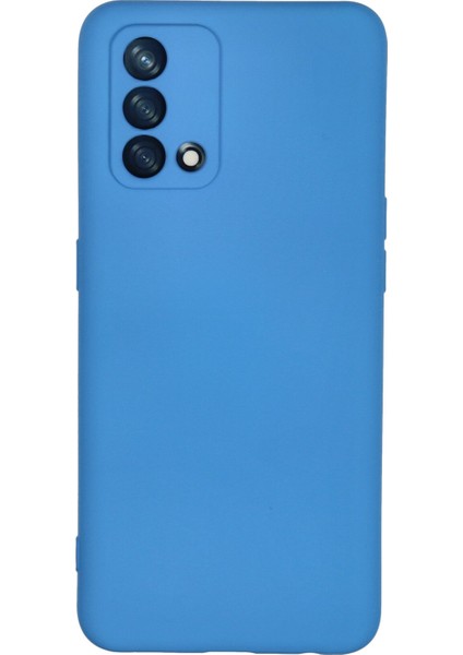 Oppo A74 4g Kılıf Nano Içi Kadife Silikon - Mavi