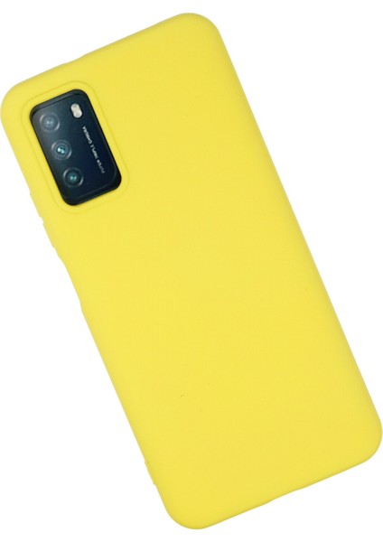 Xiaomi Pocophone M3 Kılıf Nano Içi Kadife Silikon - Sarı fiyatları