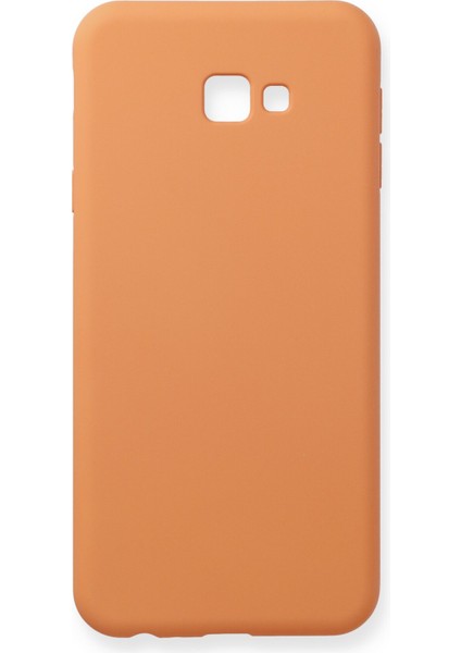 Samsung Galaxy J4 Plus Kılıf Nano Içi Kadife Silikon - Turuncu