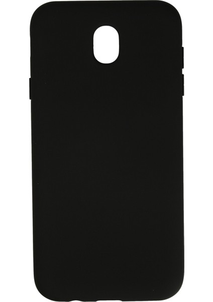 Samsung Galaxy J7 Pro / J730 Kılıf Nano Içi Kadife Silikon - Siyah