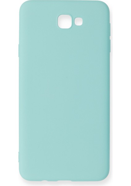 Samsung Galaxy J7 Prime Kılıf Nano Içi Kadife Silikon - Turkuaz