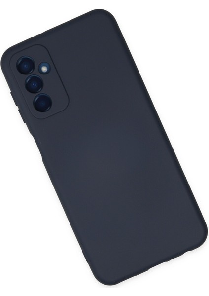 Samsung Galaxy M23 Kılıf Nano Içi Kadife Silikon - Lacivert fiyatları