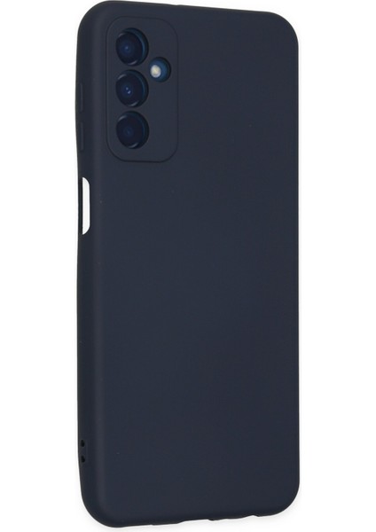 Samsung Galaxy M23 Kılıf Nano Içi Kadife Silikon - Lacivert modelleri