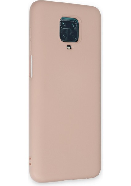 Xiaomi Redmi Note 9s Kılıf Nano Içi Kadife Silikon - Pudra modelleri