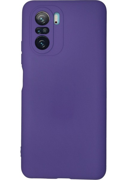 Xiaomi Mi 11I Kılıf Nano Içi Kadife Silikon - Mor