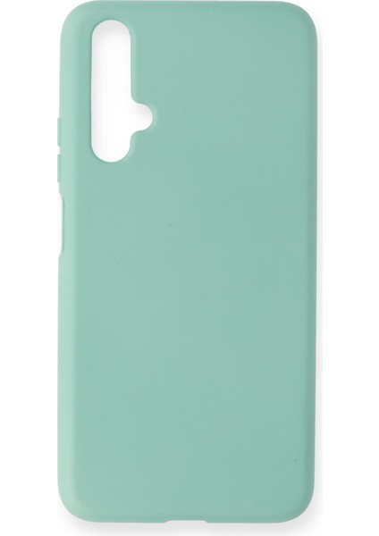 Huawei Honor 20 Kılıf Nano Içi Kadife Silikon - Turkuaz