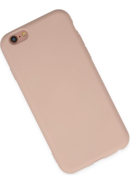 Apple iPhone 6 Kılıf Nano Içi Kadife Silikon - Pudra fiyatları