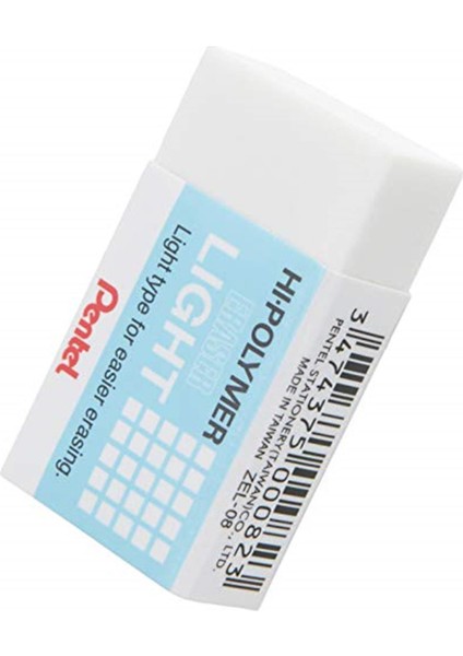 Pentel Hi-Polymer ZEL08 Silgi Light Ultra Yumuşak Beyaz modelleri