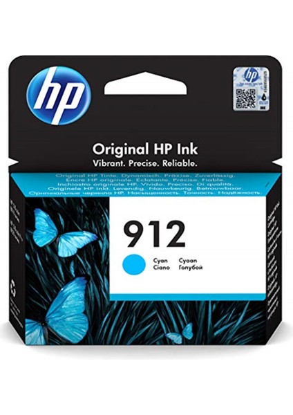 Hp 912 Cyan Original Ink Cartridge