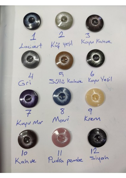 Anne Yelek Düğmesi No:2 Deki Model-5 Adet Düğme