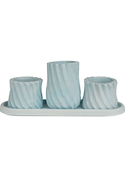 Eti Mavi Kumru 3 Lü Saksı Seti fiyatları