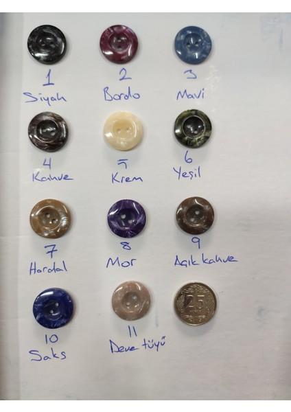 Anne Yelek Düğmesi No:4 Deki Model-5 Adet Düğme