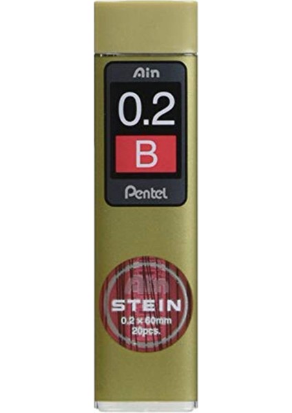 Pentel C272W-B Hi-Polymer Ain Stein Min 0.2 mm 20 Adetlik Tüp B