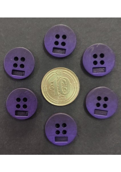 Eskitme Ebruli Bebek Yelek Düğmesi-6 Adet