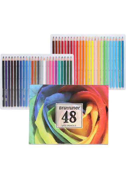 Profesyonel Kuru Boya Kalem Seti - Çok Renkli (Yurt Dışından)