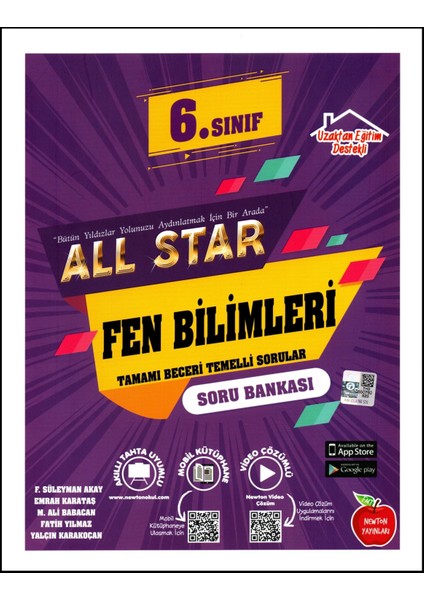 6. Sınıf Matematik - Fen - Türkçe All Star Soru Bankası 3 Kitap