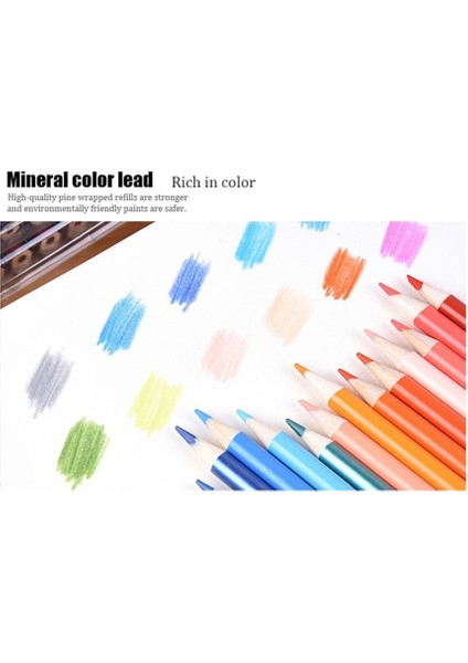 Profesyonel Kuru Boya Kalem Seti - Çok Renkli (Yurt Dışından) modelleri