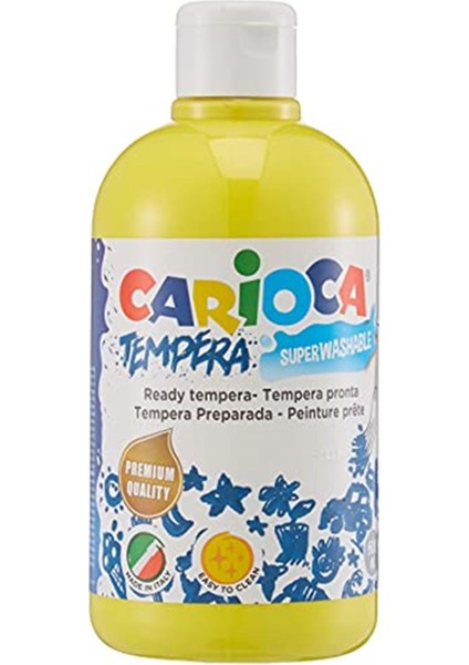Carioca Tempera Suluboya Süper Yıkanabilir Sari 500 ml