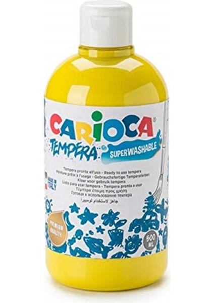 Carioca Tempera Suluboya Süper Yıkanabilir Sari 250 ml