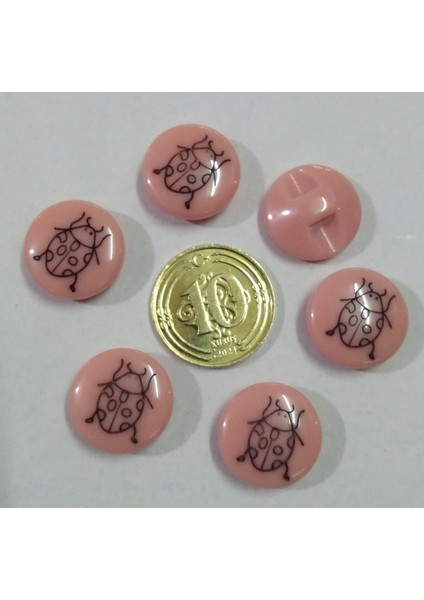 Bebek Yelek Düğmesi Lazer Çizim-6 Adet