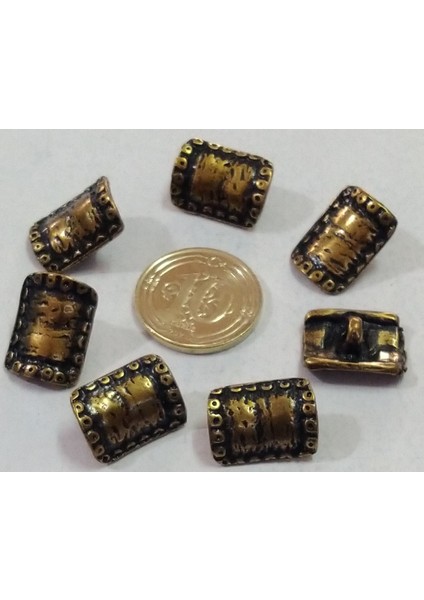 Orjinal Metal Bebek Bluz Düğmesi -7 Adet