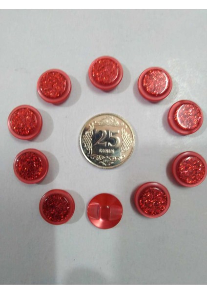 Simli Sedef Bebek Giysi Düğmesi