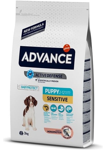 Advance Somonlu Yavru Köpek Maması 3 kg