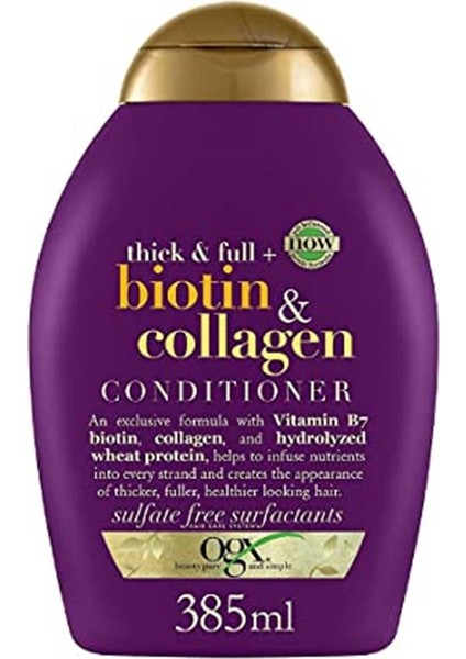 Dolgunlaştırıcı Biotin & Bakım Kremi, 385 Ml